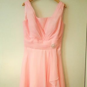 Pink Chiffon Bridesmaid dress